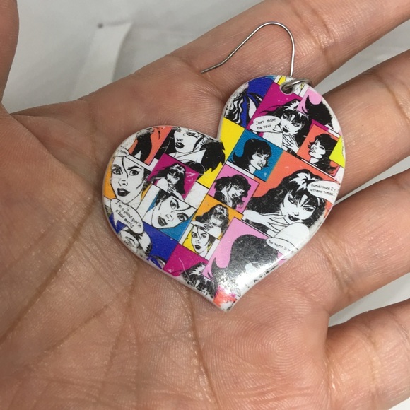 🐙 VINTAGE CARTOON EARRINGS - Picture 5 of 5